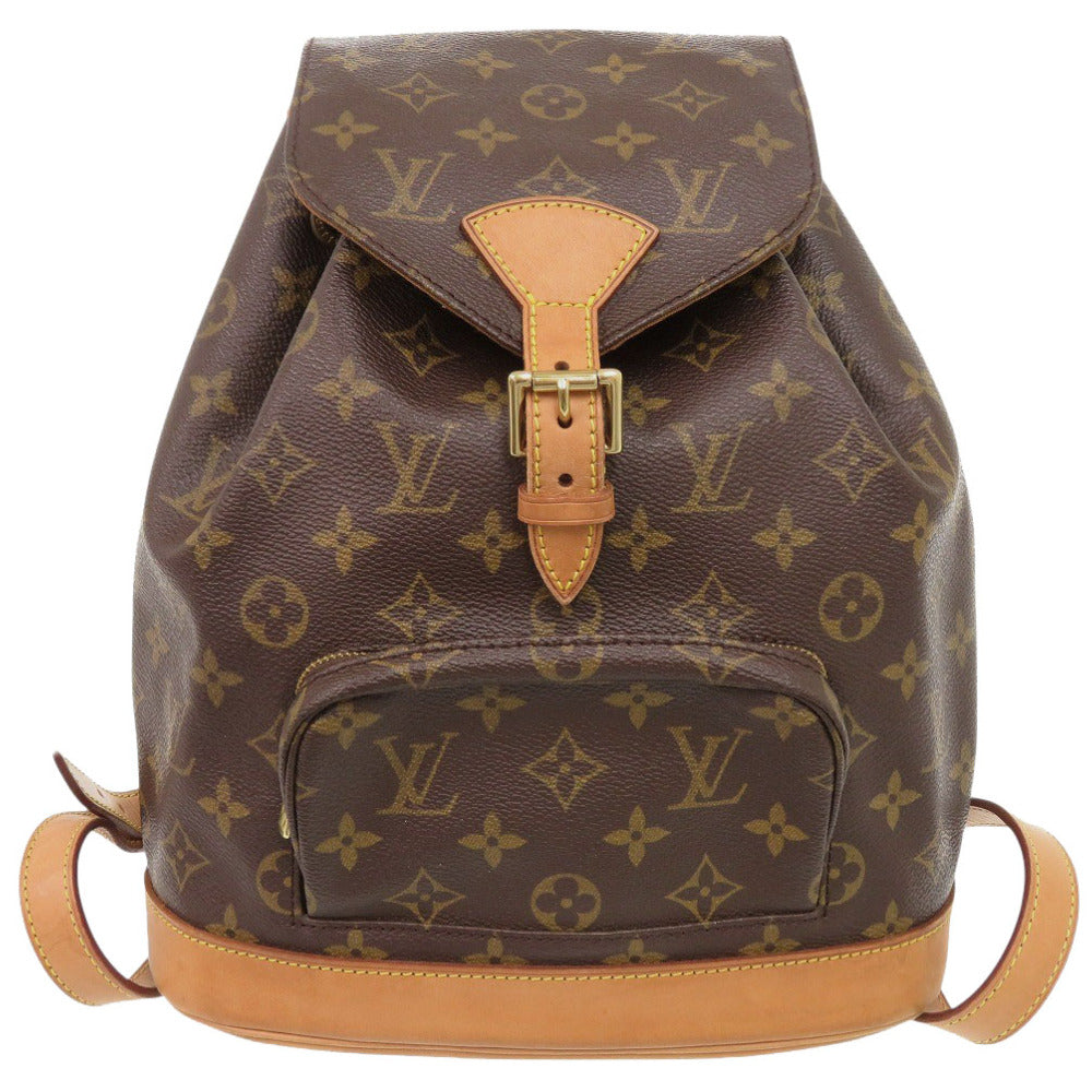 Louis Vuitton Backpack M51136 MontsourisMM Monogram Canvas Brown 7H0293Bg5K24