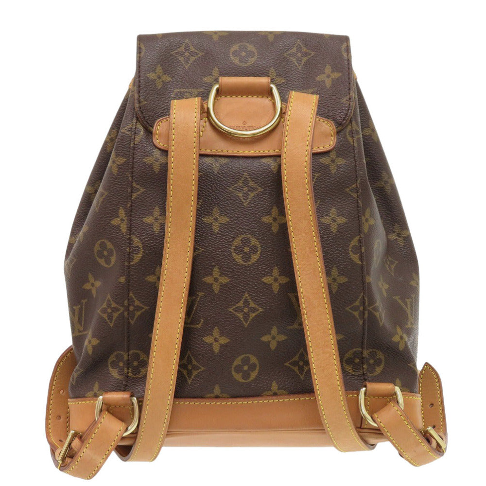 Louis Vuitton Backpack M51136 MontsourisMM Monogram Canvas Brown 7H0293Bg5K24