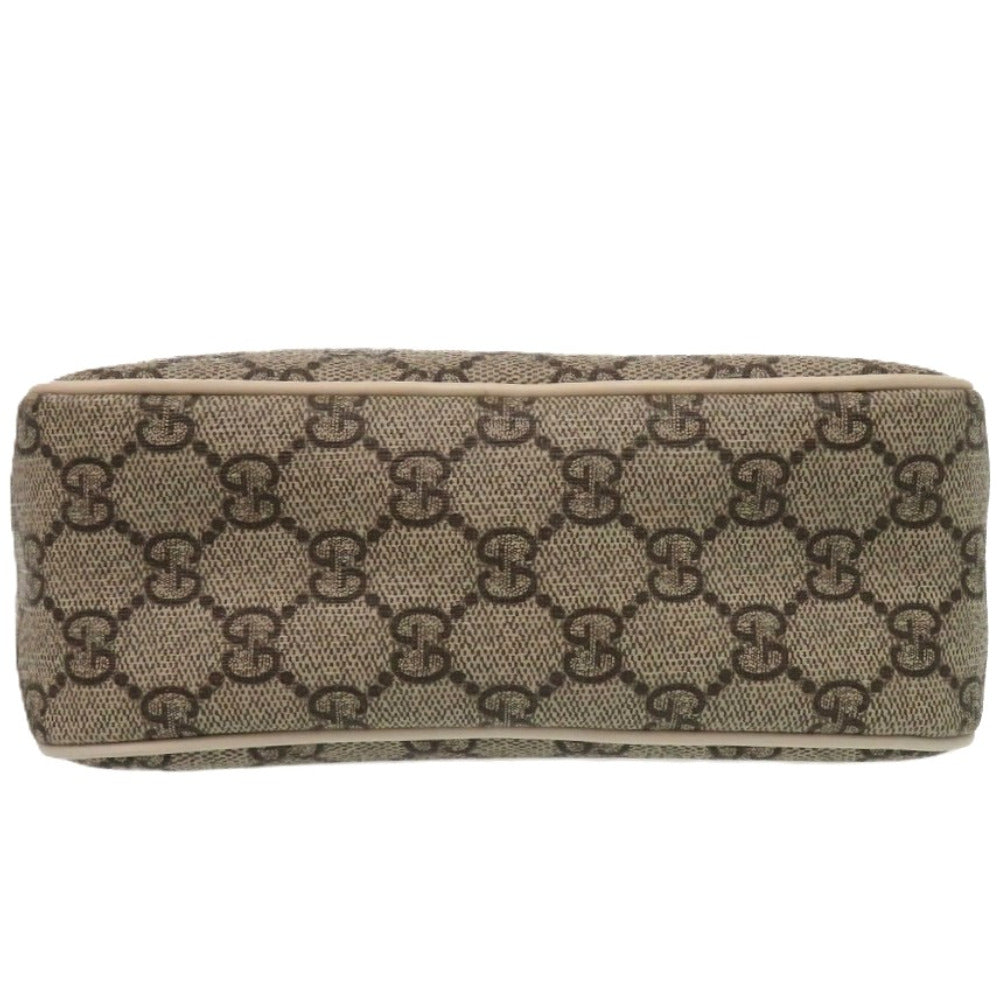 Gucci GG Supreme , PVC Canvas Brown Shoulder Bag