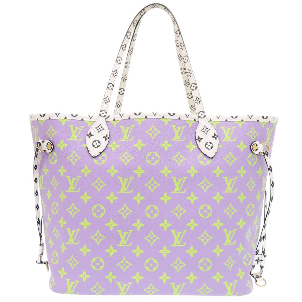 Louis Vuitton M44588 Neverfull MM Monogram Canvas Pink Tote Bag