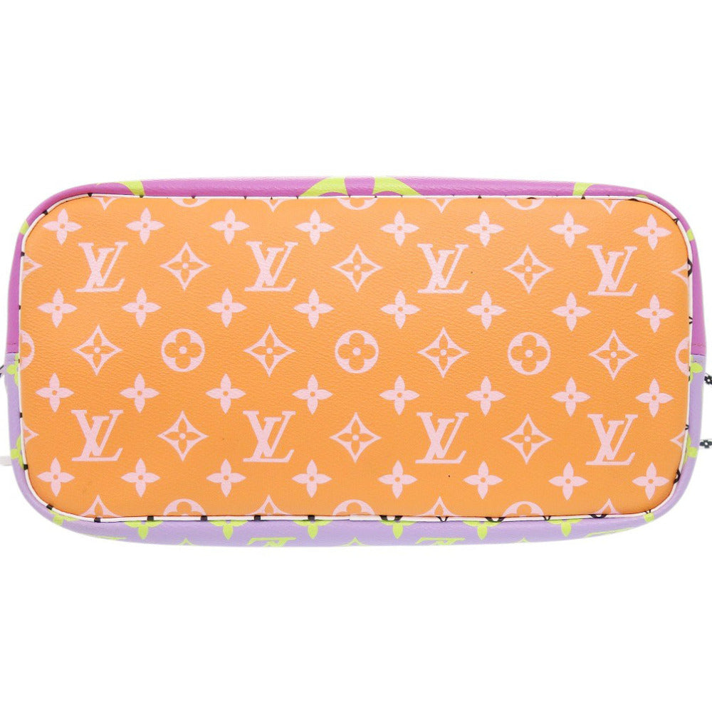 Louis Vuitton M44588 Neverfull MM Monogram Canvas Pink Tote Bag