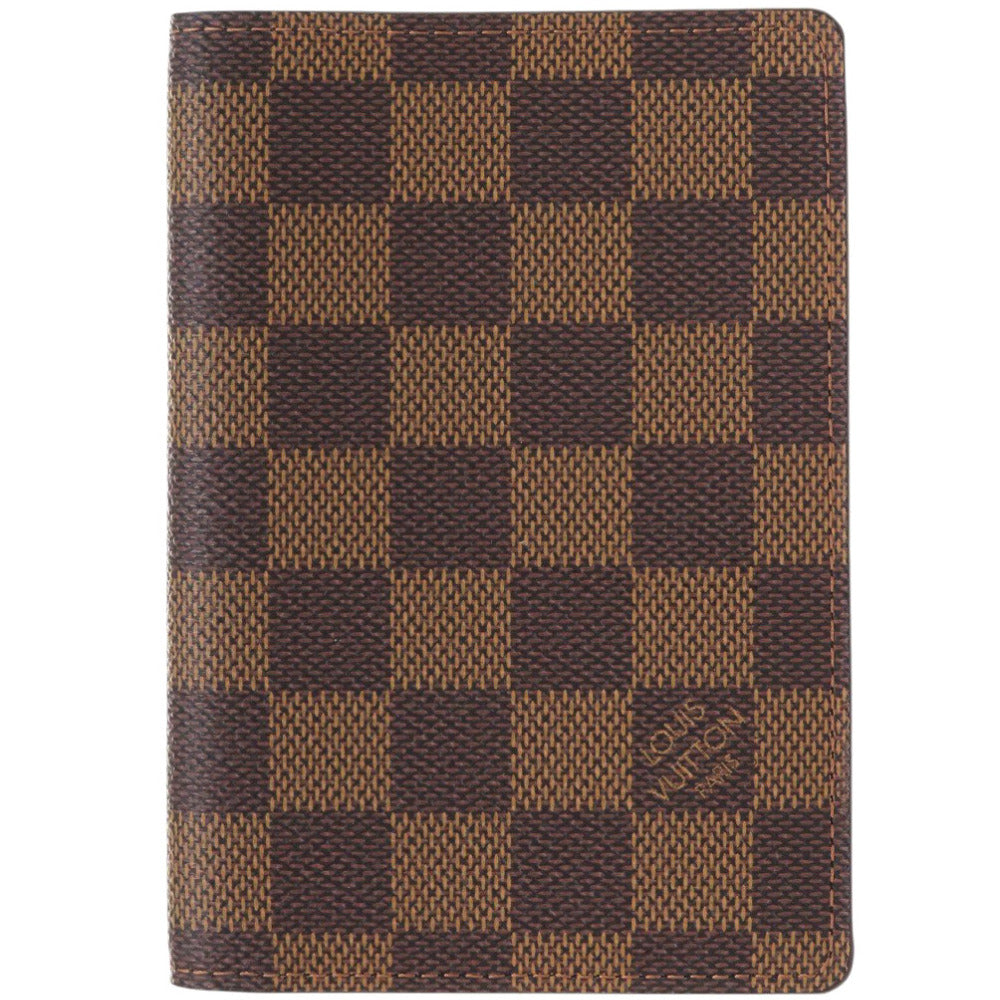 Louis Vuitton Notebook cover N60188 Damier Canvas Brown Handbag