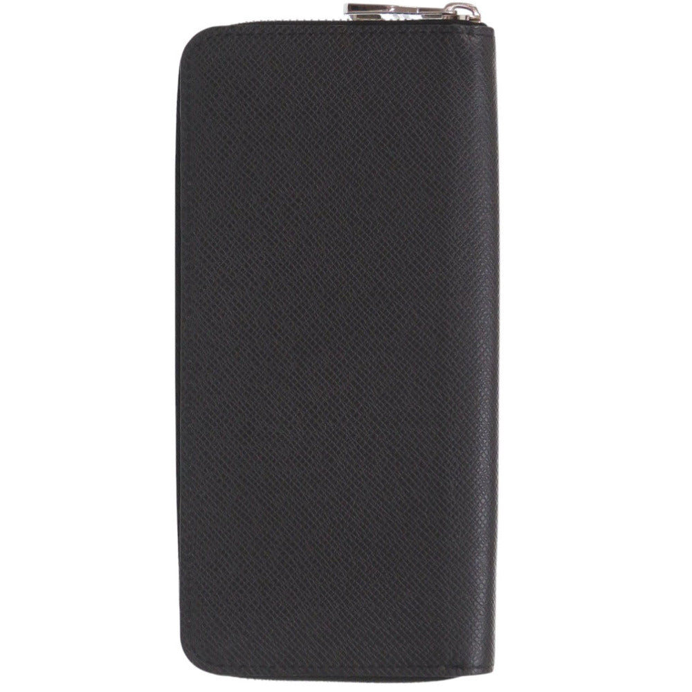 Louis Vuitton Long Purse M30503 Taiga Noir Wallet Case