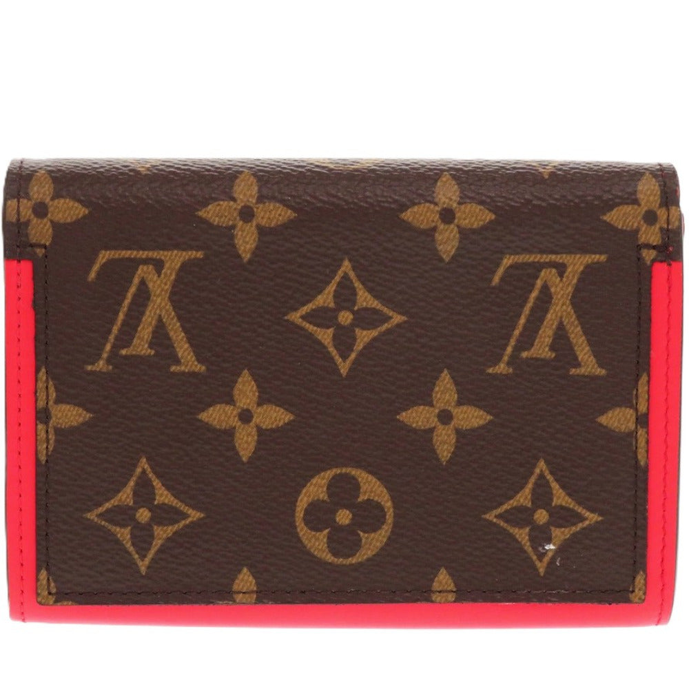 Louis Vuitton Bifold M64587 Coklico Portefeuille Flor Monogram Leather Canvas Wallet Case