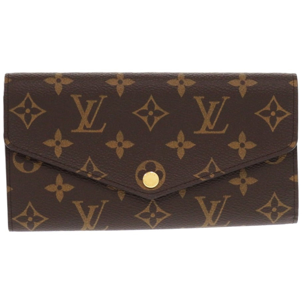 Louis Vuitton Long Purse M62235 grained Rose Monogram Leather Canvas Wallet Case