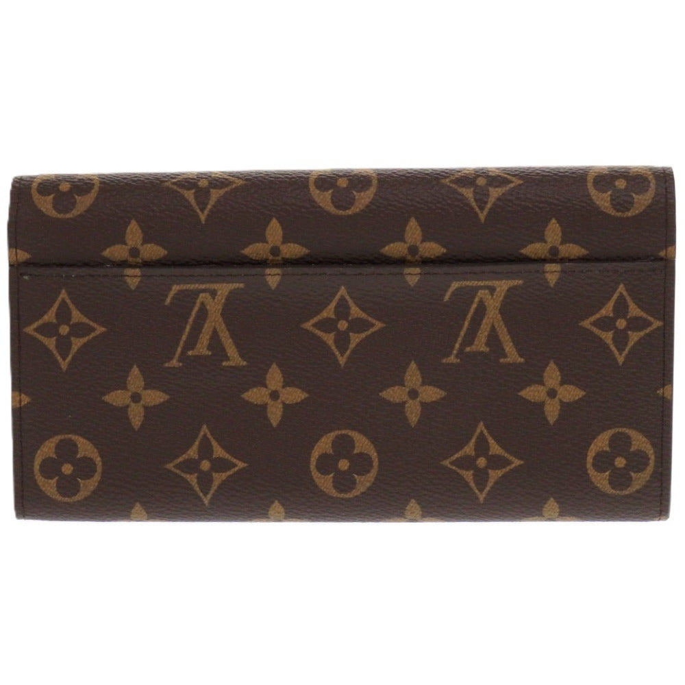 Louis Vuitton Long Purse M62235 grained Rose Monogram Leather Canvas Wallet Case