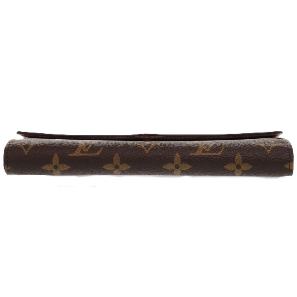 Louis Vuitton Long Purse M62235 grained Rose Monogram Leather Canvas Wallet Case