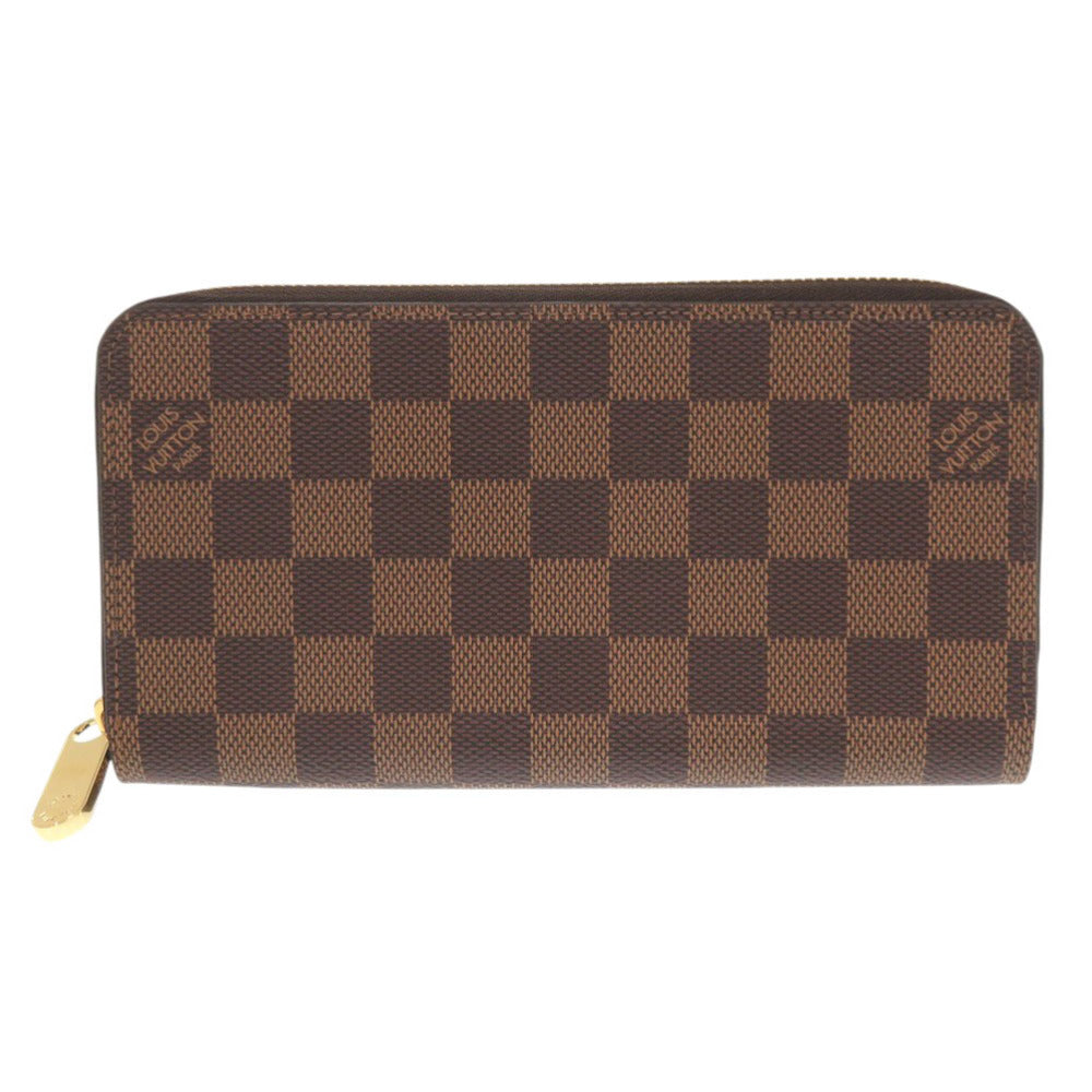 Louis Vuitton Long Purse N41661 Damier Canvas Brown Wallet Case