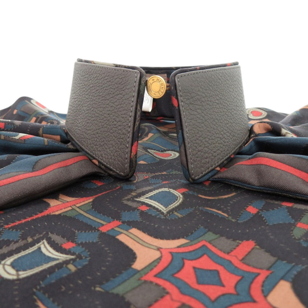 Other Fashion Goods Silk, Cowhide Gray Petit Travel Bag