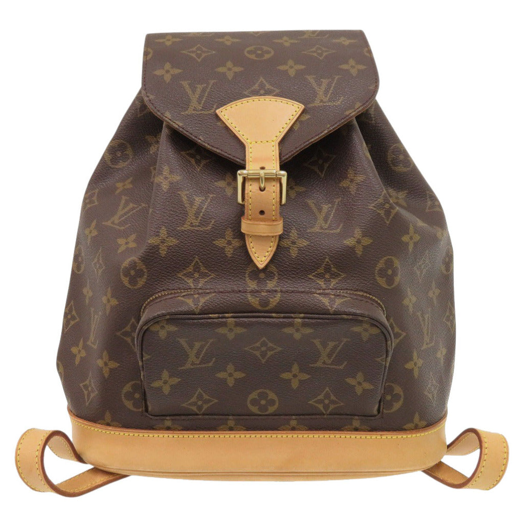 Louis Vuitton Backpack M51136 MontsourisMM Monogram Canvas Brown 7H0829Gl5K24