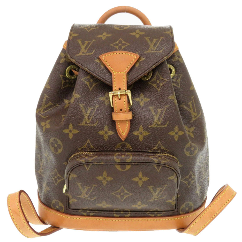 Louis Vuitton Backpack M51137 Montsouris Monogram Canvas Brown Mini 7H1365Pg5Nb