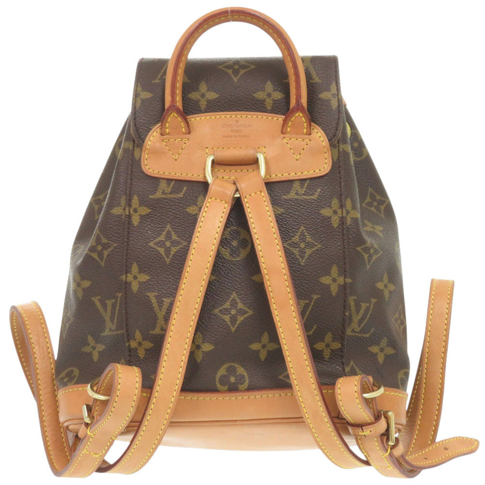 Louis Vuitton Backpack M51137 Montsouris Monogram Canvas Brown Mini 7H1365Pg5Nb