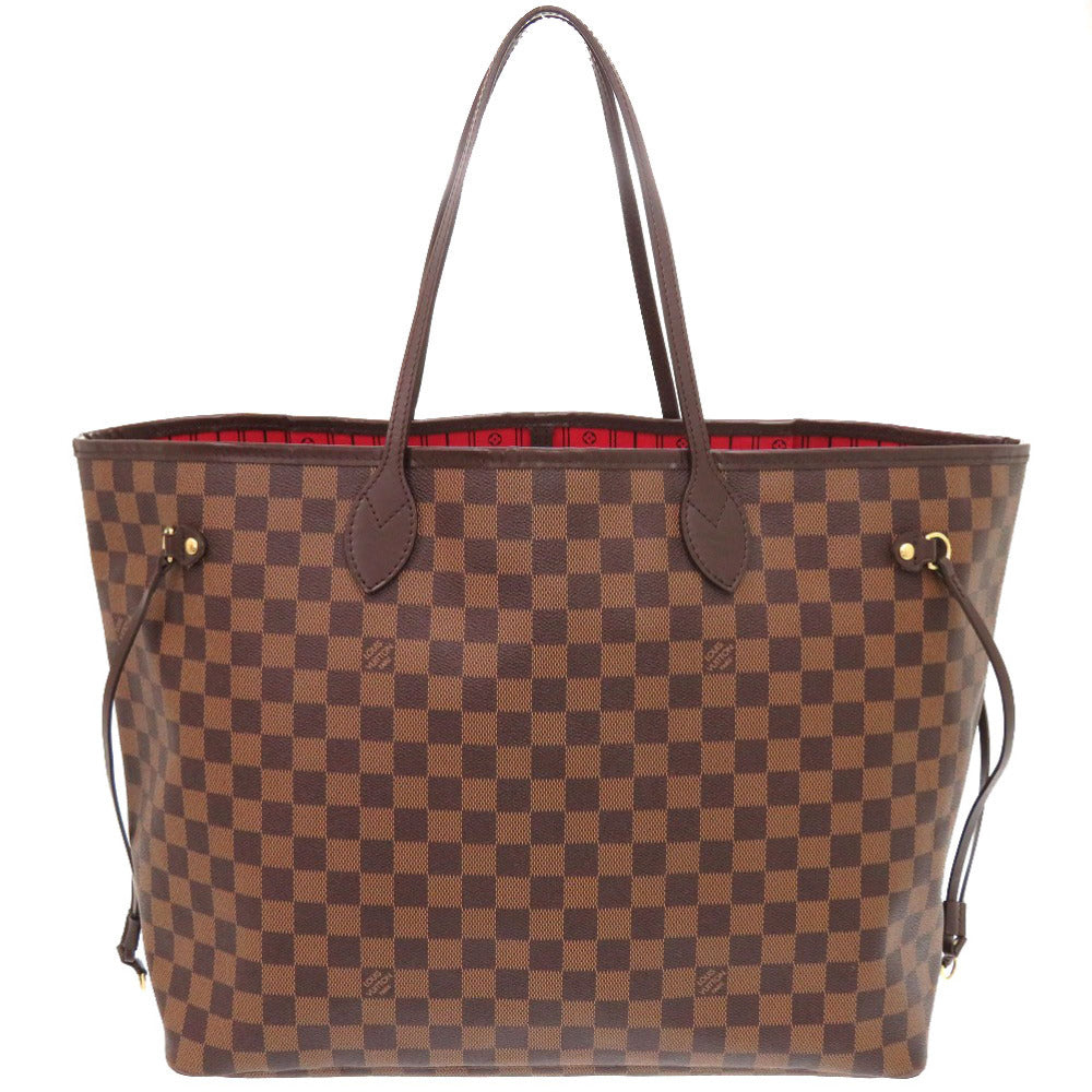 Louis Vuitton N51106 Damier Ebene Neverfull Canvas Brown Tote Bag 7H1381Iza6A15