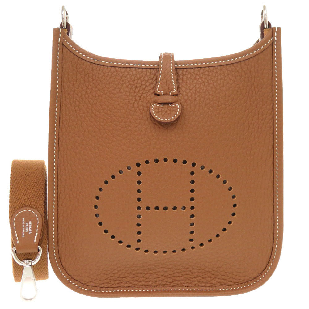 Shoulder Bag Taurillon Clemence Evelyn Tpm Amazone Gold
