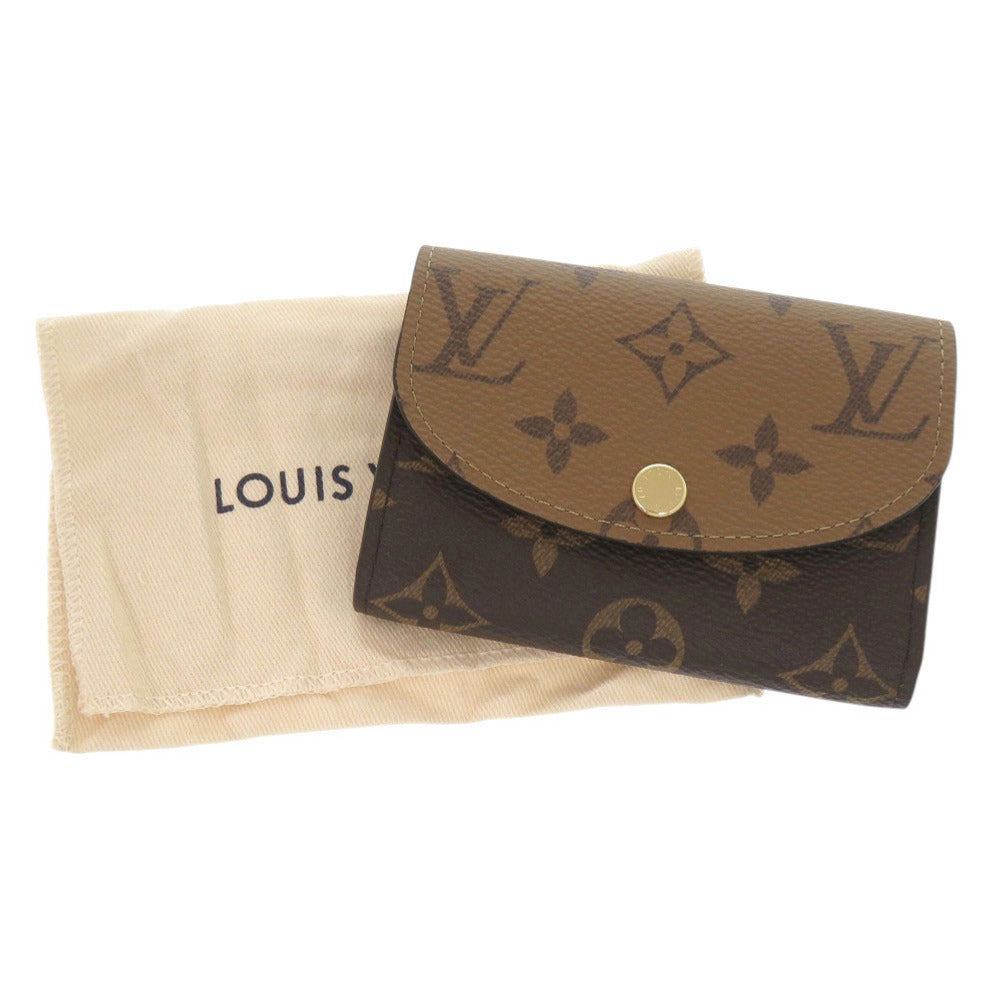 Louis Vuitton Coin M82333 reverse Portomone Rosary Monogram Canvas Brown Handbag