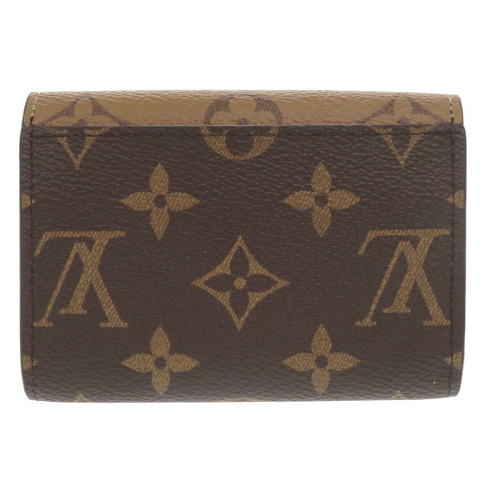 Louis Vuitton Coin M82333 reverse Portomone Rosary Monogram Canvas Brown Handbag