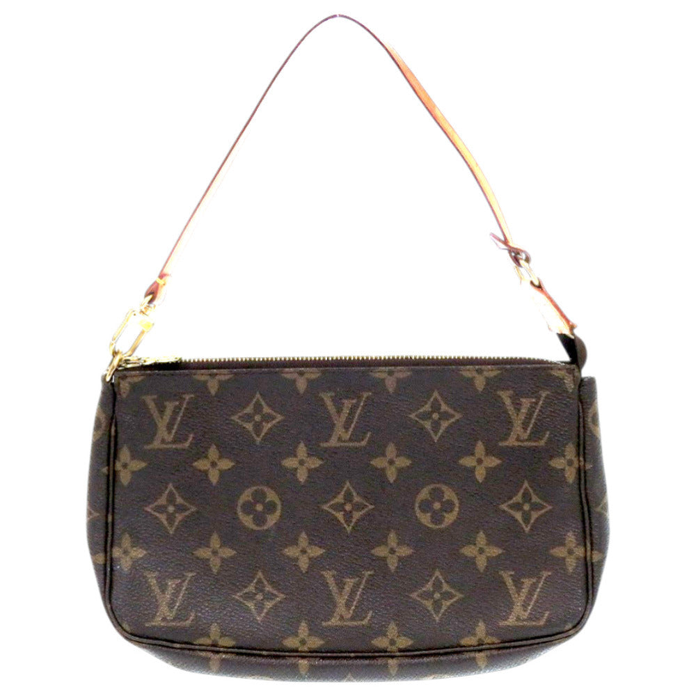 Louis Vuitton Pouch M51980 Pochette Accessoires Monogram Canvas Brown Clutch Bag 7I0785Se5W13