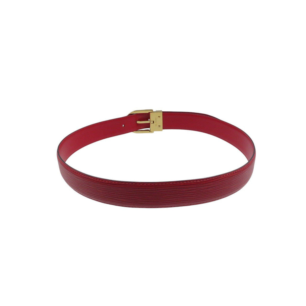 Louis Vuitton Epi Saintur Classic Leather Red Belt