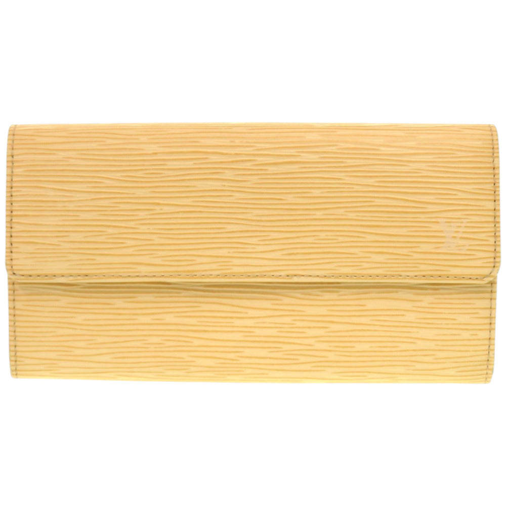 Louis Vuitton Long Purse M6357A Epi Vanilla Leather Wallet Case
