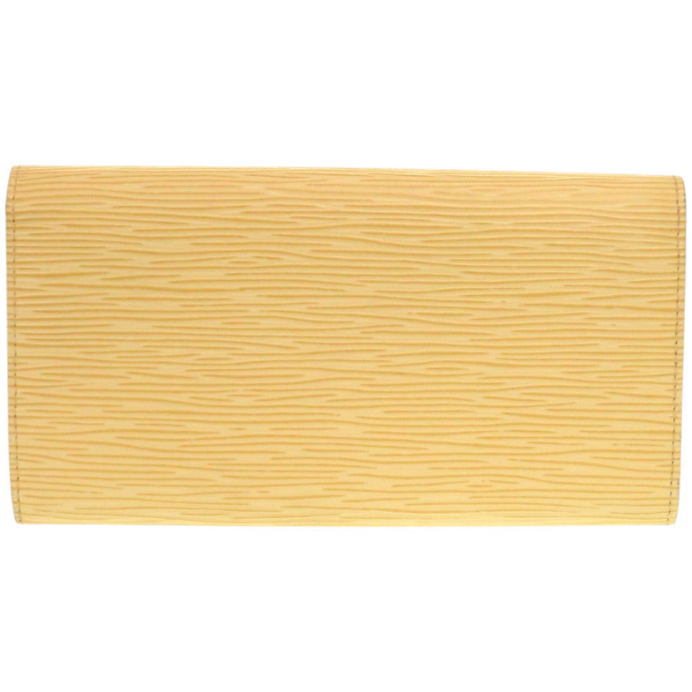 Louis Vuitton Long Purse M6357A Epi Vanilla Leather Wallet Case