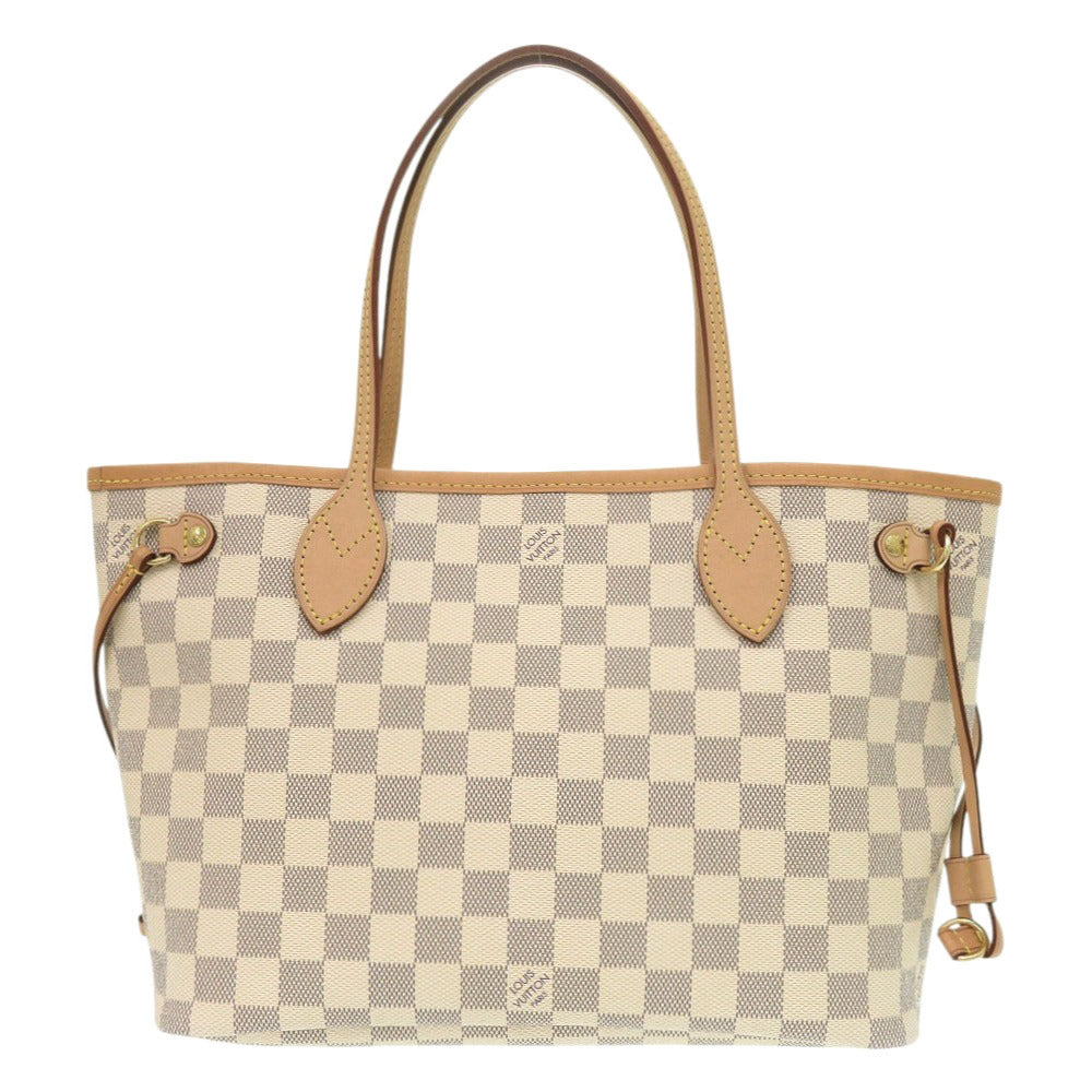 Louis Vuitton N41362 Damier Azur Damier Azur Canvas White Tote Bag