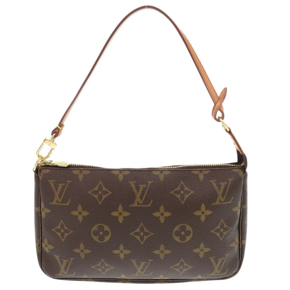 Louis Vuitton Pouch M51980 Pochette Accessoires Monogram Canvas Brown Clutch Bag 5