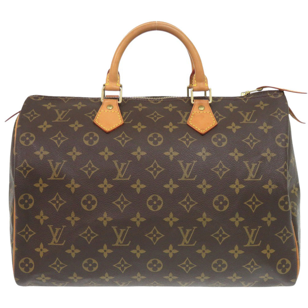 Louis Vuitton M41524 Speedy 35 Monogram Canvas Brown Handbag 7I1266Be5K6