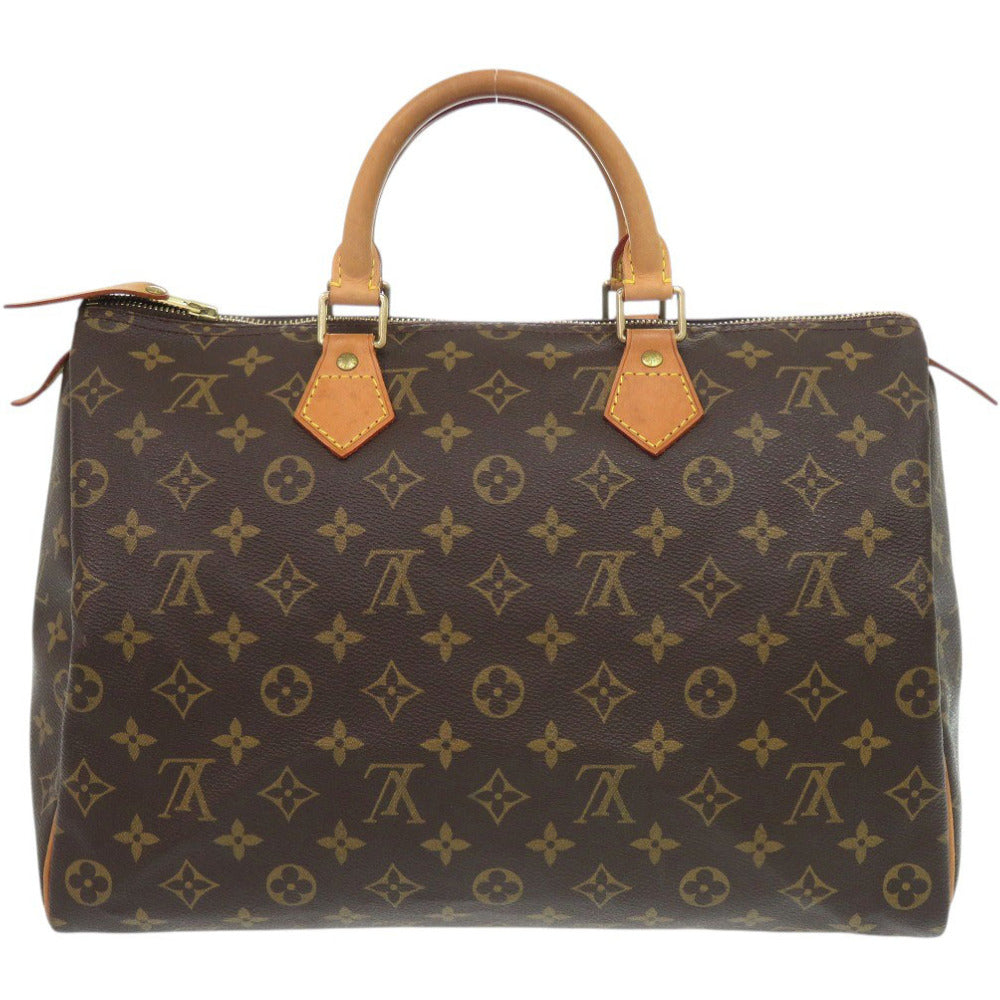 Louis Vuitton M41524 Speedy 35 Monogram Canvas Brown Handbag 7I1266Be5K6