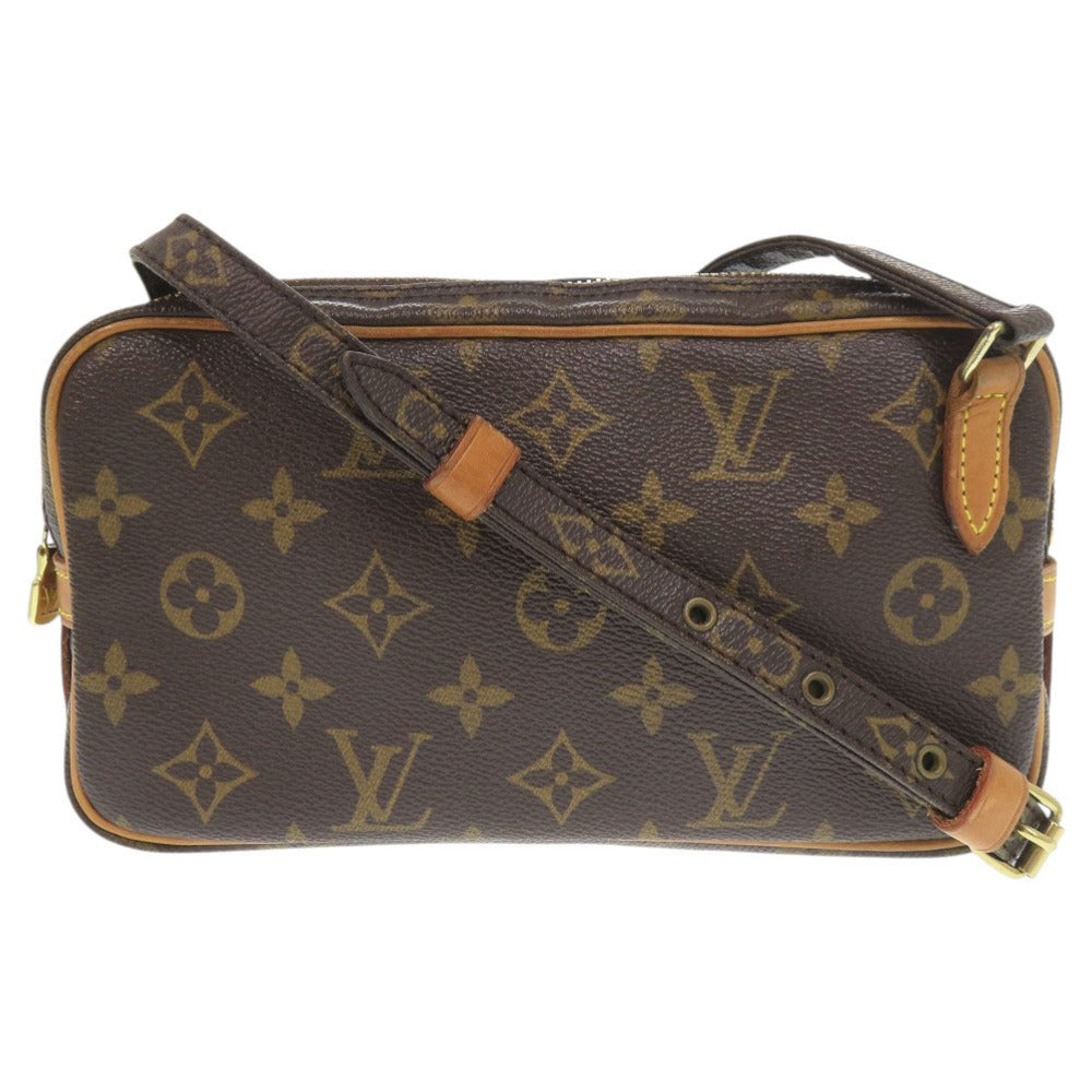 Louis Vuitton M51828 Marley Bandouliere Monogram Canvas Brown Shoulder Bag 7I1351Sp5M35
