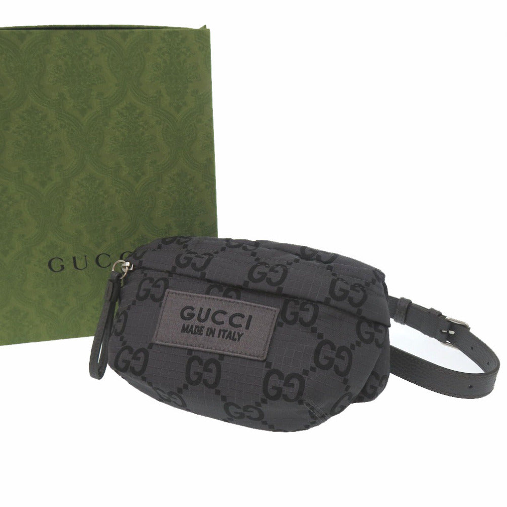 Gucci Sling polyester Dark Gray Handbag