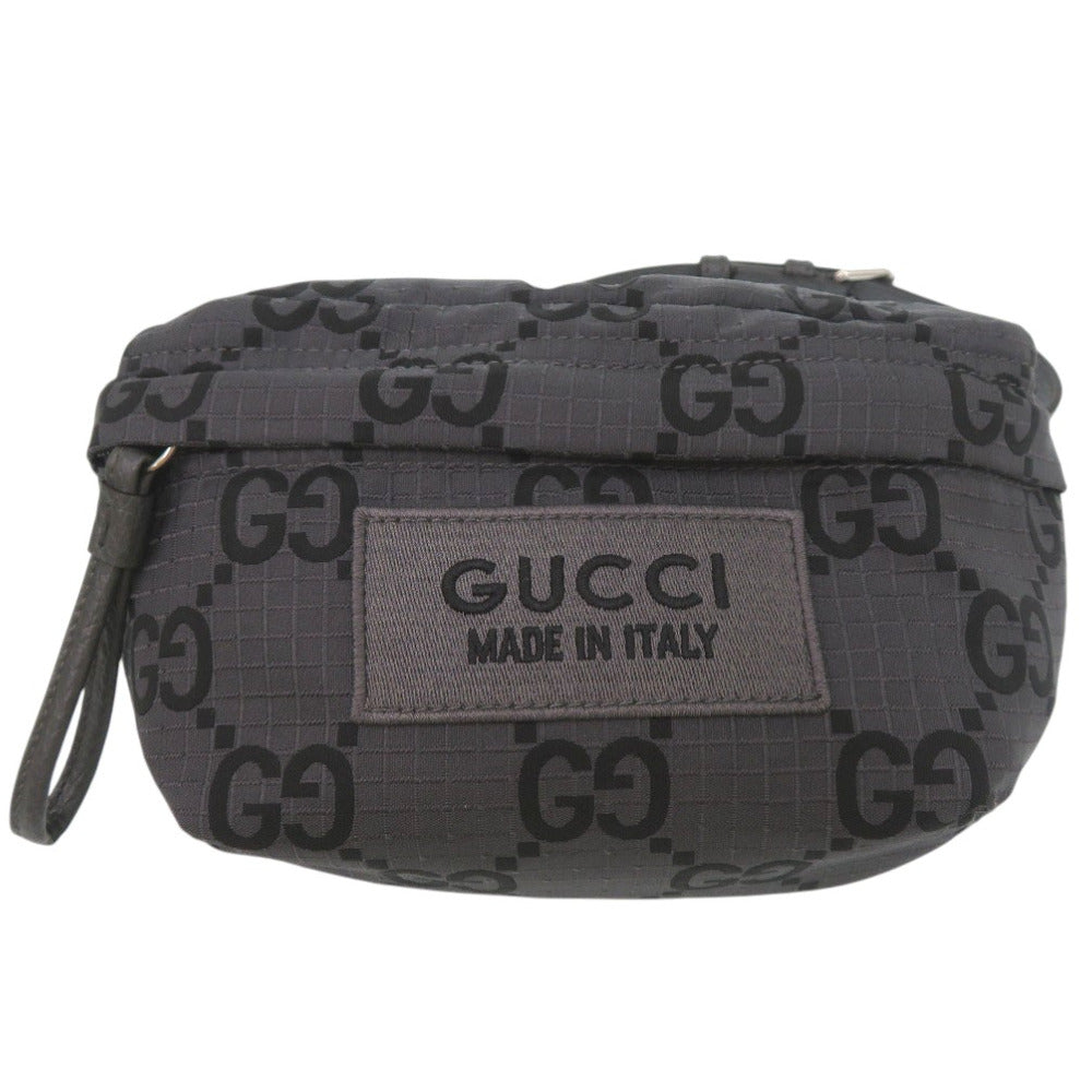Gucci Sling polyester Dark Gray Handbag