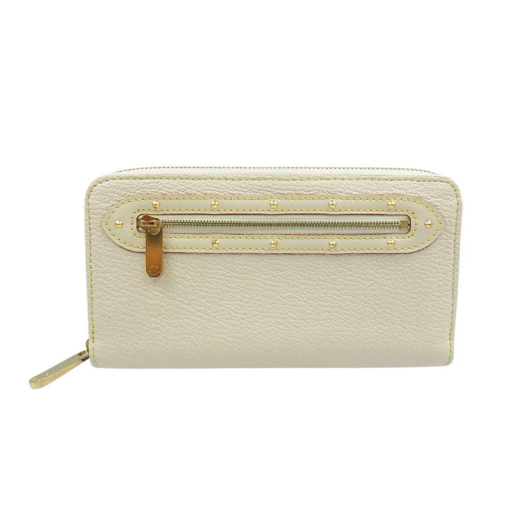 Louis Vuitton Long Purse M93026 Bron Suhari Leather White Wallet Case