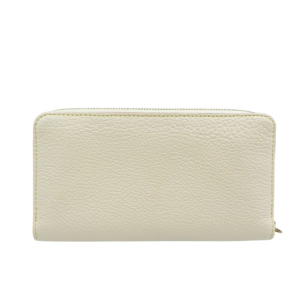 Louis Vuitton Long Purse M93026 Bron Suhari Leather White Wallet Case
