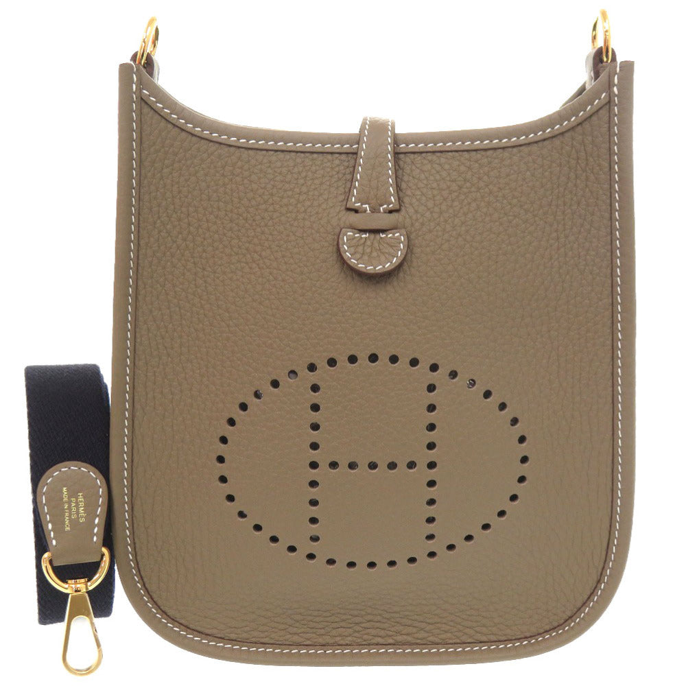 Shoulder Bag Taurillon Clemence Etope Evelyn Tpm