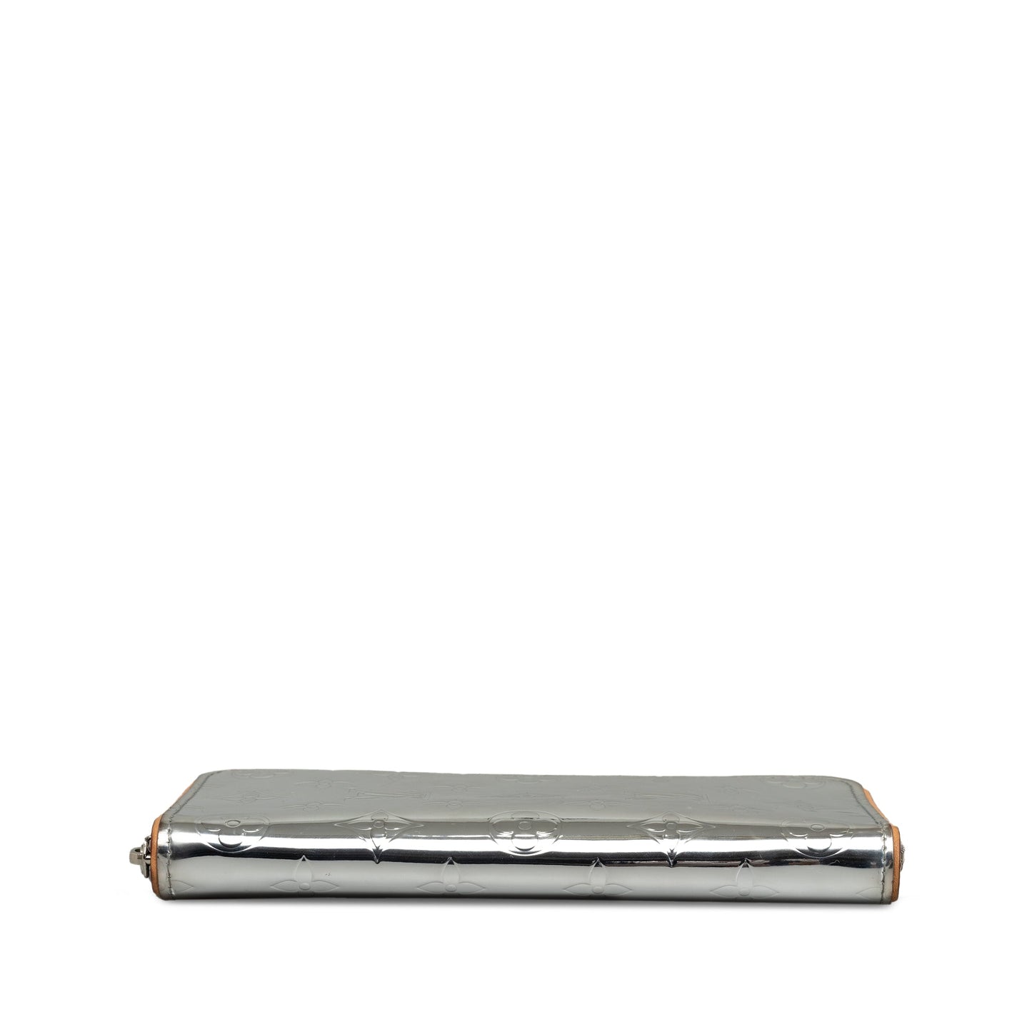 Silver Louis Vuitton Monogram Vertical Zippy Long Wallets Wallet