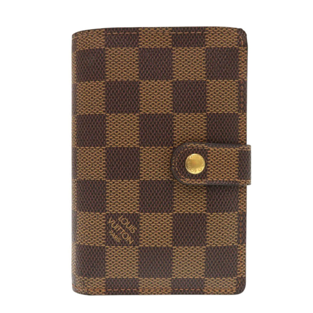 Louis Vuitton Bifold N61664 Damier Ebene Damier Canvas Wallet Case