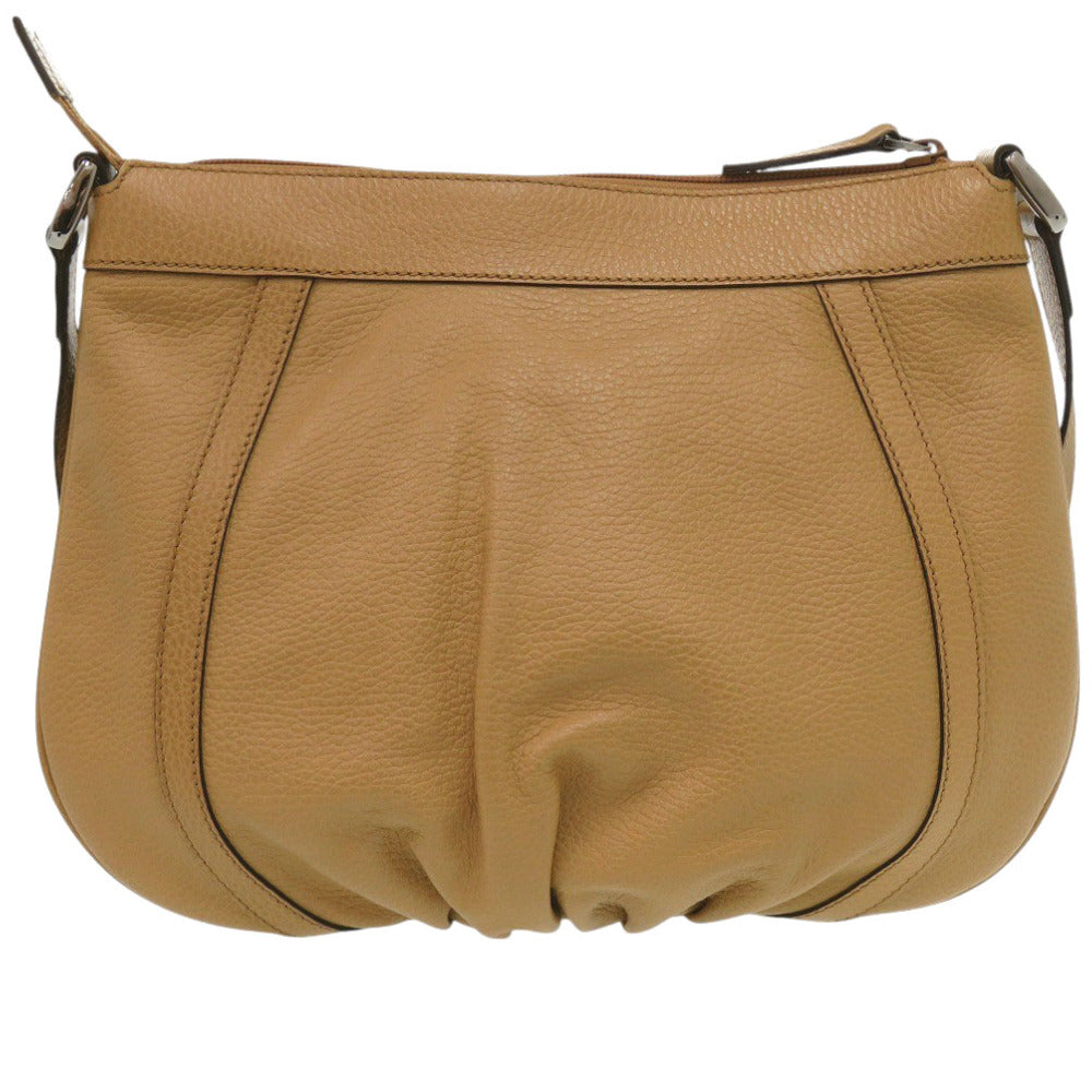 Gucci Camel Abbey Leather Shoulder Bag