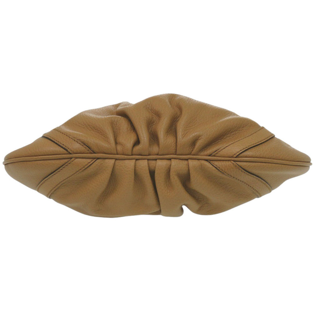 Gucci Camel Abbey Leather Shoulder Bag