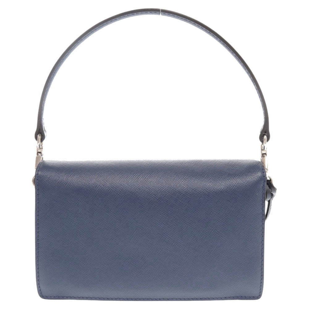 Handbag Leather Blue Travel Bag