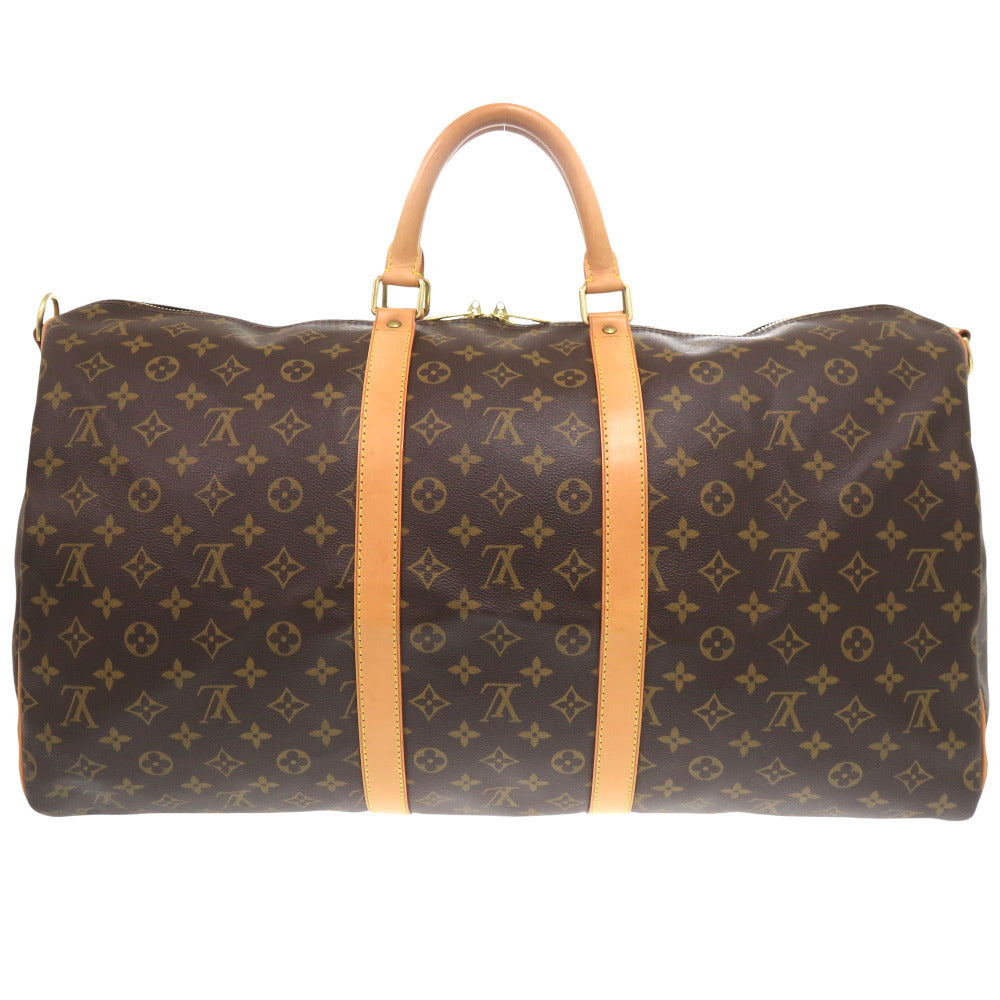 Louis Vuitton Boston Duffel M41414 Keepall bandouliere55 Monogram Canvas Brown Travel Bag 7X0650Ies6A9
