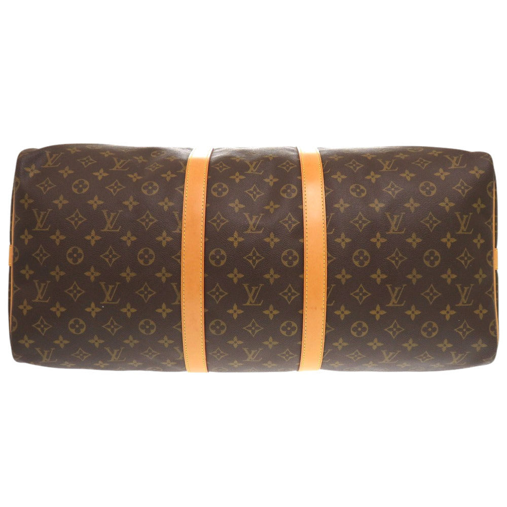 Louis Vuitton Boston Duffel M41414 Keepall bandouliere55 Monogram Canvas Brown Travel Bag 7X0651Iib6A9