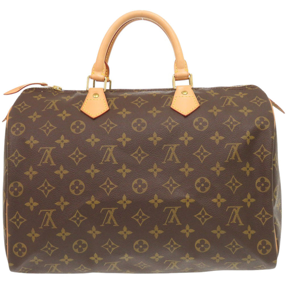 Louis Vuitton M41524 Speedy 35 Monogram Canvas Brown Handbag 7X0895Lb5K18