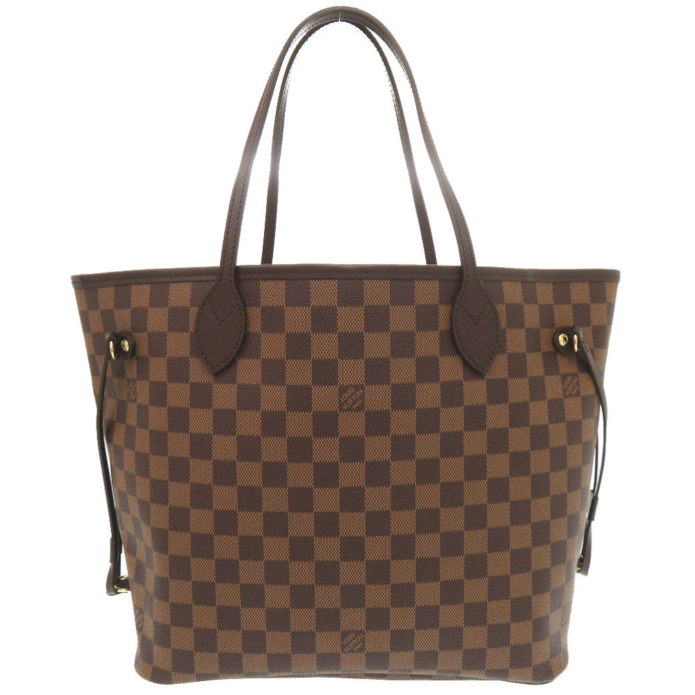 Louis Vuitton N40598 Damier Azur Rose valerine Canvas Neverfull Tote Bag