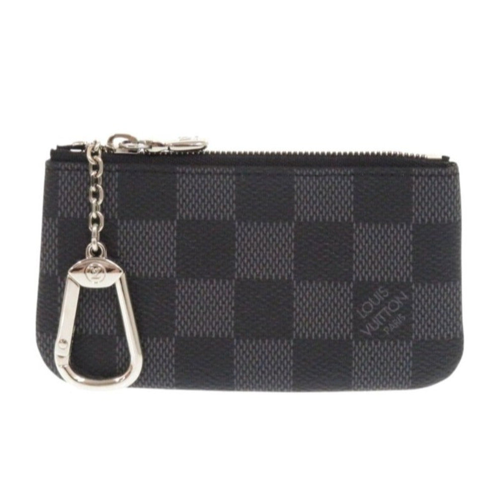 Louis Vuitton Coin N60155 Damier Grafitto Damier Canvas Black Clutch Bag 7X0979Ee5R15