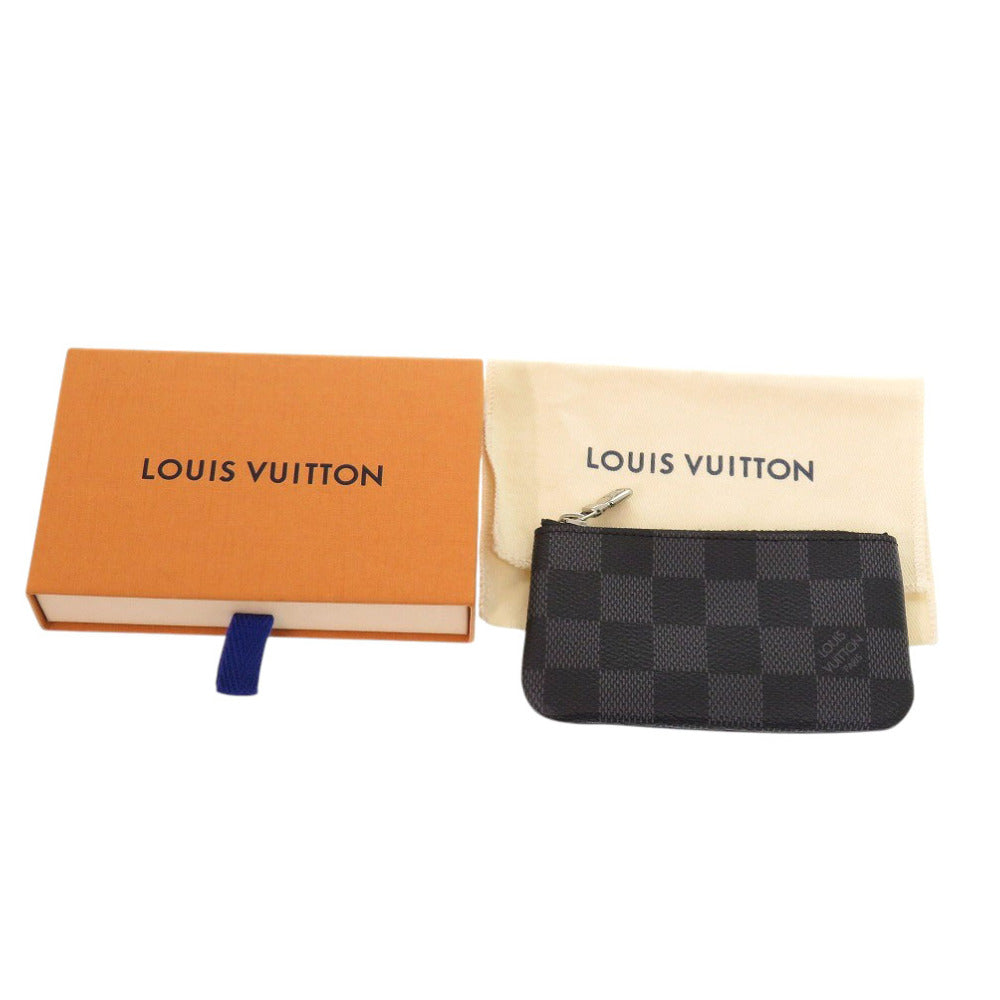 Louis Vuitton Coin N60155 Damier Grafitto Damier Canvas Black Clutch Bag 7X0980Ee5R15