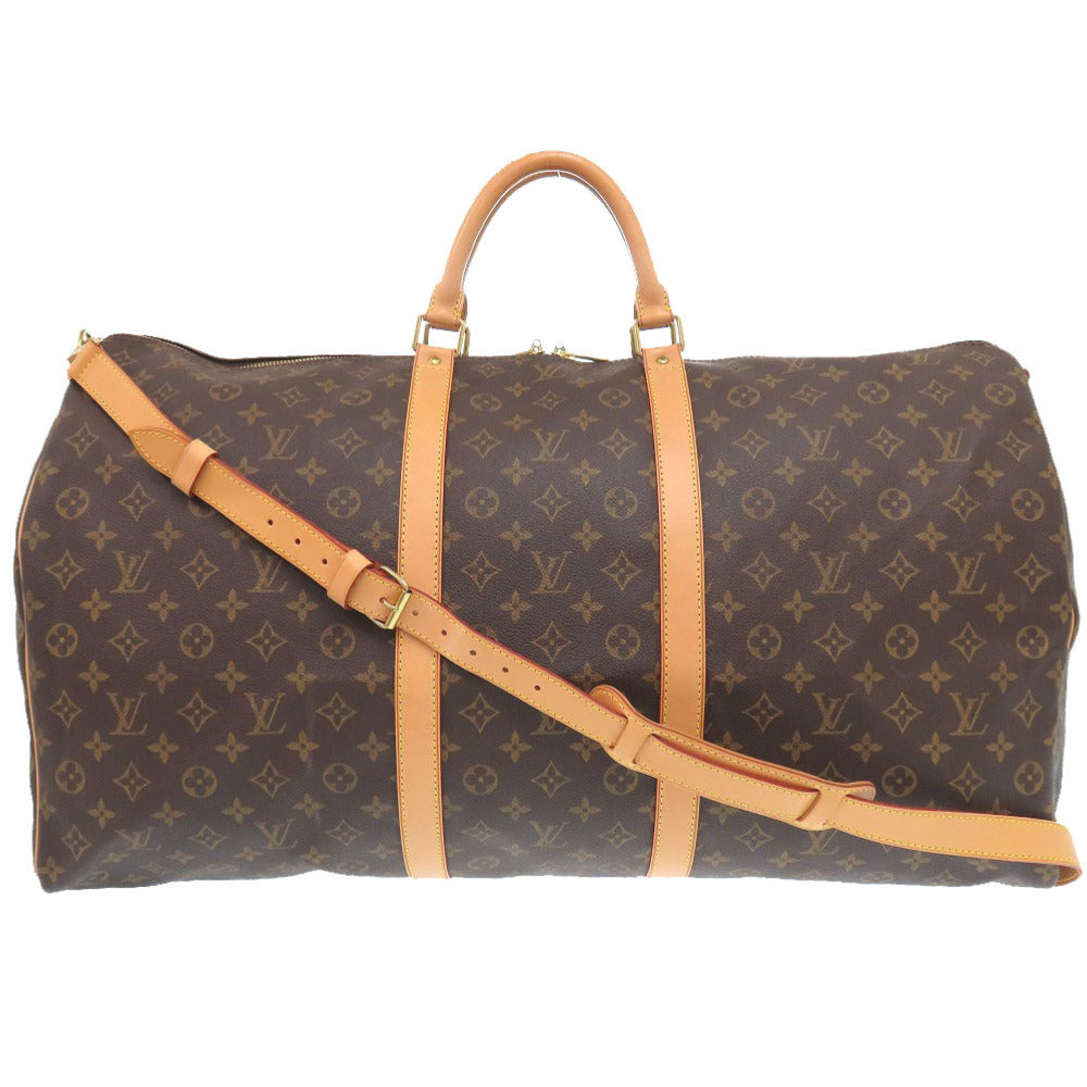 Louis Vuitton Boston Duffel M41412 Keepall bandouliere60 Monogram Canvas Brown Travel Bag 7X1139Is6A11