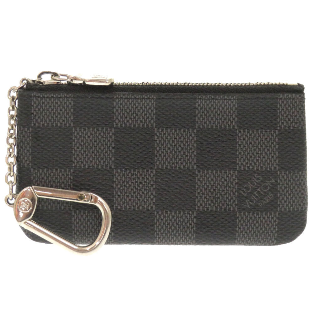 Louis Vuitton Coin N60155 Damier Grafitto Damier Canvas Black Clutch Bag 7X1206Zs5D1