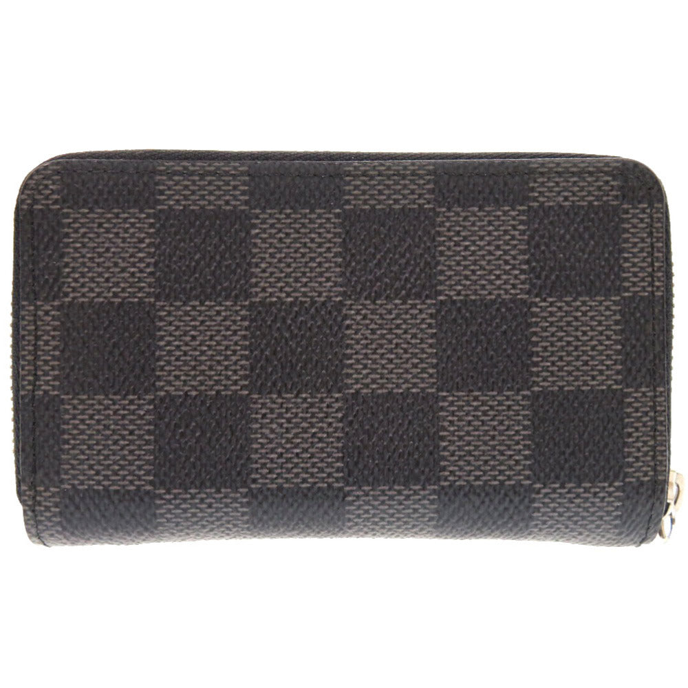 Louis Vuitton Coin N630 Damier Grafitto Damier Canvas Gray Handbag