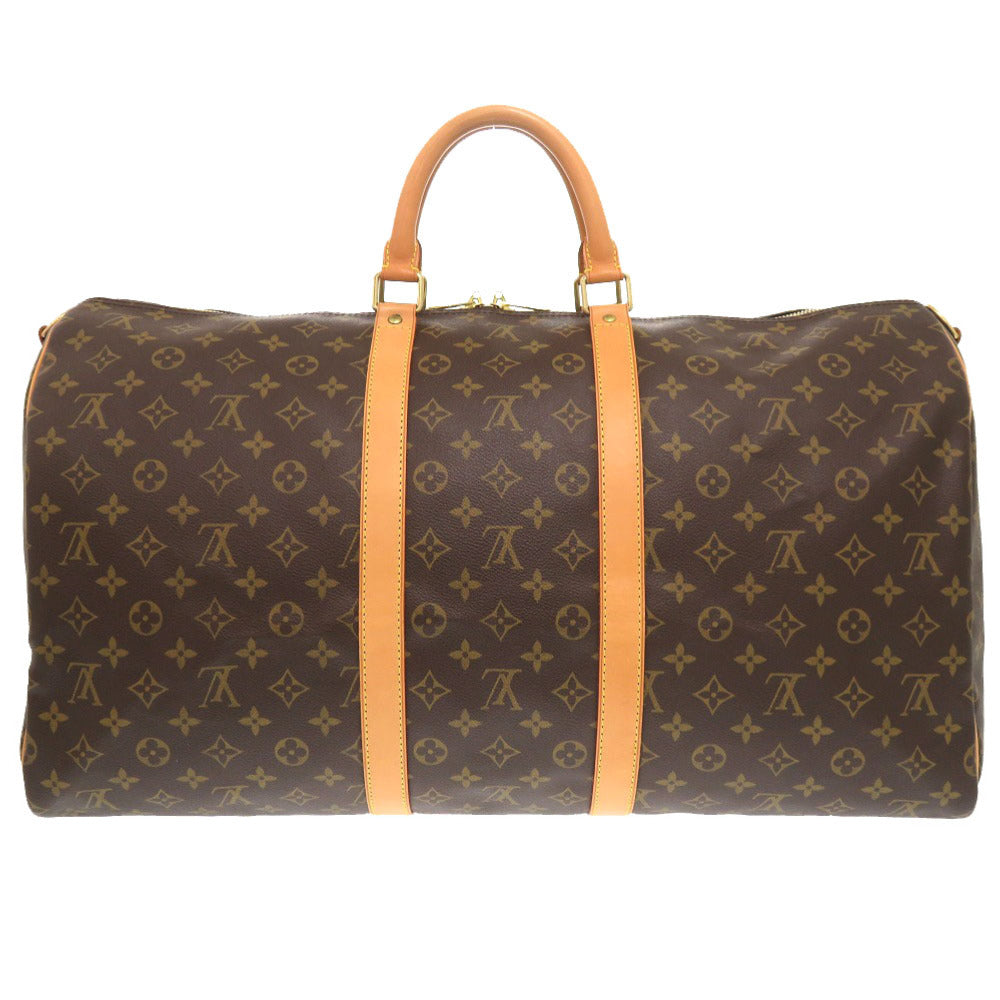 Louis Vuitton Boston Duffel M41414 Keepall bandouliere55 Monogram Canvas Brown Travel Bag 7X1242Ie6A15