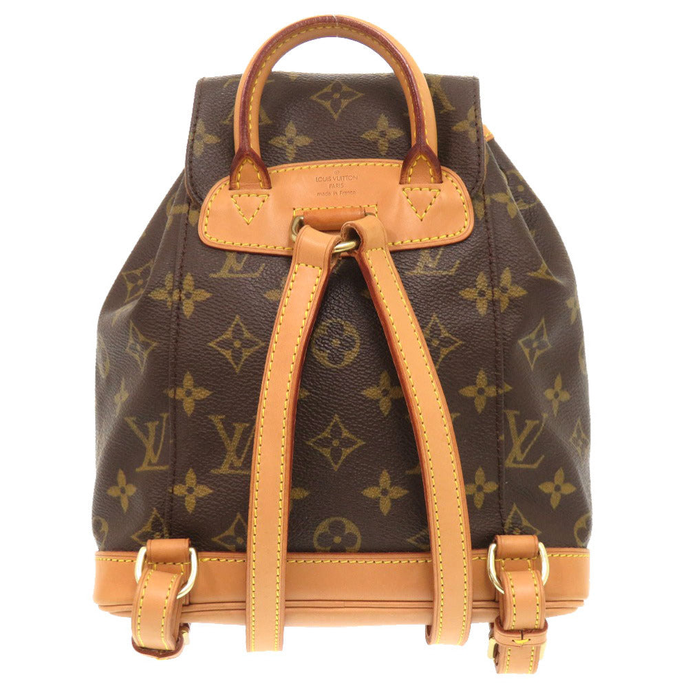 Louis Vuitton Backpack M51137 Montsouris Monogram Canvas Brown Mini 7X1322Ie6A10